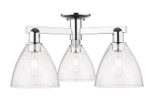 Innovations Lighting 716-3F-PC-GBD-754 - Bristol - 3 Light - 25 inch - Polished Chrome - Semi-Flush Mount