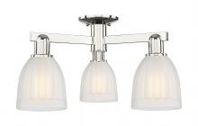 Innovations Lighting 716-3F-PN-G441 - Brookfield - 3 Light - 23 inch - Polished Nickel - Semi-Flush Mount