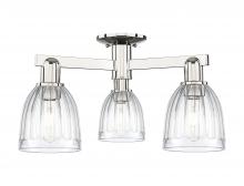 Innovations Lighting 716-3F-PN-G442 - Brookfield - 3 Light - 23 inch - Polished Nickel - Semi-Flush Mount