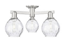 Innovations Lighting 716-3F-SN-G362 - Waverly - 3 Light - 24 inch - Brushed Satin Nickel - Semi-Flush Mount