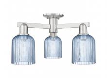 Innovations Lighting 716-3F-SN-G559-5BL - Bridal Veil - 3 Light - 6 inch - Brushed Satin Nickel - Semi-Flush Mount