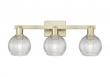 Innovations Lighting 716-3W-AB-G122C-6CL - Athens - 3 Light - 25 inch - Antique Brass - Bath Vanity Light