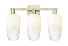 Innovations Lighting 716-3W-AB-G484-7OP - Brookhaven Flute - 3 Light - 26 inch - Antique Brass - Bath Vanity Light