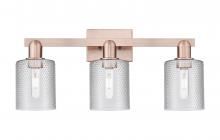 Innovations Lighting 716-3W-AC-G112 - Cobbleskill - 3 Light - 24 inch - Antique Copper - Bath Vanity Light