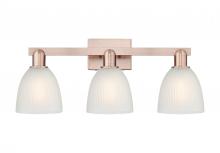 Innovations Lighting 716-3W-AC-G381 - Castile - 3 Light - 25 inch - Antique Copper - Bath Vanity Light