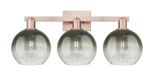 Innovations Lighting 716-3W-AC-G483-8SL - Brookhaven Globe - 3 Light - 26 inch - Antique Copper - Bath Vanity Light