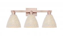 Innovations Lighting 716-3W-AC-NBD-75-NAT - Bristol Natural - 3 Light - 26 inch - Antique Copper - Bath Vanity Light