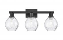 Innovations Lighting 716-3W-BK-G362 - Waverly - 3 Light - 25 inch - Matte Black - Bath Vanity Light