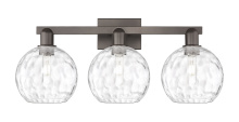 Innovations Lighting 716-3W-OB-G1215-8 - Athens Water Glass - 3 Light - 27 inch - Oil Rubbed Bronze - Bath Vanity Light