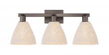 Innovations Lighting 716-3W-OB-NBD-75-NAT - Bristol Natural - 3 Light - 26 inch - Oil Rubbed Bronze - Bath Vanity Light