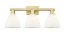 Innovations Lighting 716-3W-SG-GBD-751 - Bristol - 3 Light - 27 inch - Satin Gold - Bath Vanity Light