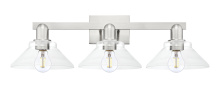 Innovations Lighting 716-3W-SN-G132 - Orwell - 3 Light - 27 inch - Brushed Satin Nickel - Bath Vanity Light