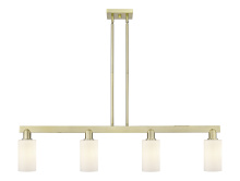 Innovations Lighting 716-4I-AB-G801 - Clymer - 4 Light - 47 inch - Antique Brass - Stem hung - Island Light