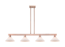 Innovations Lighting 716-4I-AC-G131 - Orwell - 4 Light - 51 inch - Antique Copper - Stem hung - Island Light