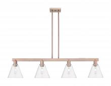 Innovations Lighting 716-4I-AC-GBC-82 - Berkshire Glass - 4 Light - 51 inch - Antique Copper - Stem hung - Island Light