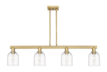 Innovations Lighting 716-4I-BB-G558-6CL - Bella - 4 Light - 48 inch - Brushed Brass - Stem hung - Island Light