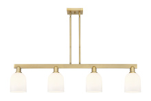 Innovations Lighting 716-4I-BB-G558-6GWH - Bella - 4 Light - 48 inch - Brushed Brass - Stem hung - Island Light