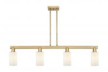 Innovations Lighting 716-4I-BB-G801 - Clymer - 4 Light - 47 inch - Brushed Brass - Stem hung - Island Light