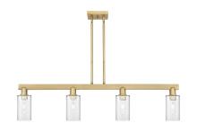 Innovations Lighting 716-4I-BB-G802 - Clymer - 4 Light - 47 inch - Brushed Brass - Stem hung - Island Light