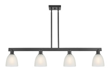 Innovations Lighting 716-4I-BK-G381 - Castile - 4 Light - 49 inch - Matte Black - Stem hung - Island Light