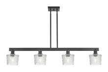 Innovations Lighting 716-4I-BK-G402 - Niagara - 4 Light - 49 inch - Matte Black - Stem hung - Island Light