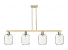 Innovations Lighting 716-4I-CB-G460-7CL - Preston Cylinder - 4 Light - 48 inch - Champagne Bronze - Stem hung - Island Light