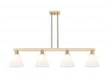 Innovations Lighting 716-4I-CB-GBC-81 - Berkshire Glass - 4 Light - 51 inch - Champagne Bronze - Stem hung - Island Light