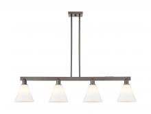 Innovations Lighting 716-4I-OB-GBC-81 - Berkshire Glass - 4 Light - 51 inch - Oil Rubbed Bronze - Stem hung - Island Light