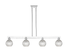 Innovations Lighting 716-4I-PC-G122C-6CL - Athens - 4 Light - 49 inch - Polished Chrome - Stem hung - Island Light