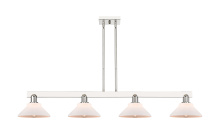 Innovations Lighting 716-4I-PN-G131 - Orwell - 4 Light - 51 inch - Polished Nickel - Stem hung - Island Light