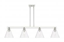 Innovations Lighting 716-4I-PN-GBC-82 - Berkshire Glass - 4 Light - 51 inch - Polished Nickel - Stem hung - Island Light