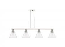 Innovations Lighting 716-4I-PN-GBC-84 - Berkshire Glass - 4 Light - 51 inch - Polished Nickel - Stem hung - Island Light