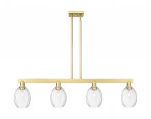 Innovations Lighting 716-4I-SG-G459-6CL - Preston Bulb - 4 Light - 48 inch - Satin Gold - Stem hung - Island Light