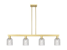 Innovations Lighting 716-4I-SG-G559-5CL - Bridal Veil - 4 Light - 48 inch - Satin Gold - Stem hung - Island Light