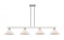 Innovations Lighting 716-4I-SN-G131 - Orwell - 4 Light - 51 inch - Brushed Satin Nickel - Stem hung - Island Light