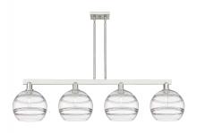 Innovations Lighting 716-4I-SN-G556-10CL - Rochester - 4 Light - 53 inch - Brushed Satin Nickel - Stem hung - Island Light