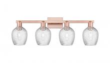Innovations Lighting 716-4W-AC-G292 - Salina - 4 Light - 33 inch - Antique Copper - Bath Vanity Light