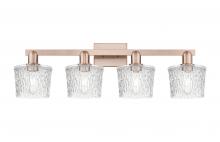 Innovations Lighting 716-4W-AC-G402 - Niagara - 4 Light - 34 inch - Antique Copper - Bath Vanity Light