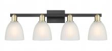 Innovations Lighting 716-4W-BAB-G381 - Castile - 4 Light - 33 inch - Black Antique Brass - Bath Vanity Light