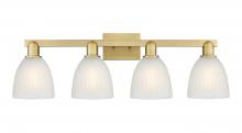 Innovations Lighting 716-4W-BB-G381 - Castile - 4 Light - 33 inch - Brushed Brass - Bath Vanity Light
