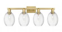 Innovations Lighting 716-4W-BB-G459-6CL - Preston Bulb - 4 Light - 36 inch - Brushed Brass - Bath Vanity Light