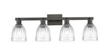 Innovations Lighting 716-4W-BK-G442 - Brookfield - 4 Light - 33 inch - Matte Black - Bath Vanity Light