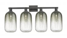 Innovations Lighting 716-4W-BK-G482-7SL - Brookhaven Cloche - 4 Light - 36 inch - Matte Black - Bath Vanity Light