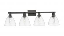 Innovations Lighting 716-4W-BK-GBD-752 - Bristol - 4 Light - 35 inch - Matte Black - Bath Vanity Light