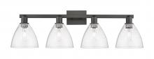 Innovations Lighting 716-4W-BK-GBD-754 - Bristol - 4 Light - 35 inch - Matte Black - Bath Vanity Light