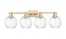 Innovations Lighting 716-4W-CB-G458-7CL - Preston Globe - 4 Light - 36 inch - Champagne Bronze - Bath Vanity Light