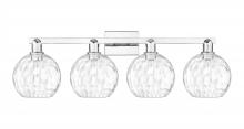 Innovations Lighting 716-4W-PC-G1215-8 - Athens Water Glass - 4 Light - 35 inch - Polished Chrome - Bath Vanity Light
