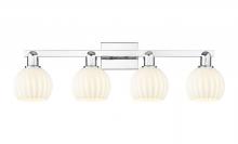 Innovations Lighting 716-4W-PC-G1217-6WV - White Venetian - 4 Light - 33 inch - Polished Chrome - Bath Vanity Light