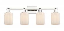 Innovations Lighting 716-4W-PN-G341 - Hadley - 4 Light - 32 inch - Polished Nickel - Bath Vanity Light