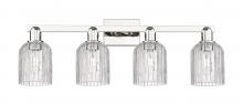 Innovations Lighting 716-4W-PN-G559-5CL - Bridal Veil - 4 Light - 36 inch - Polished Nickel - Bath Vanity Light